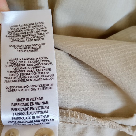 Columbia Men's Khaki Beige PFG Fishing shacket - Picture 7 of 10